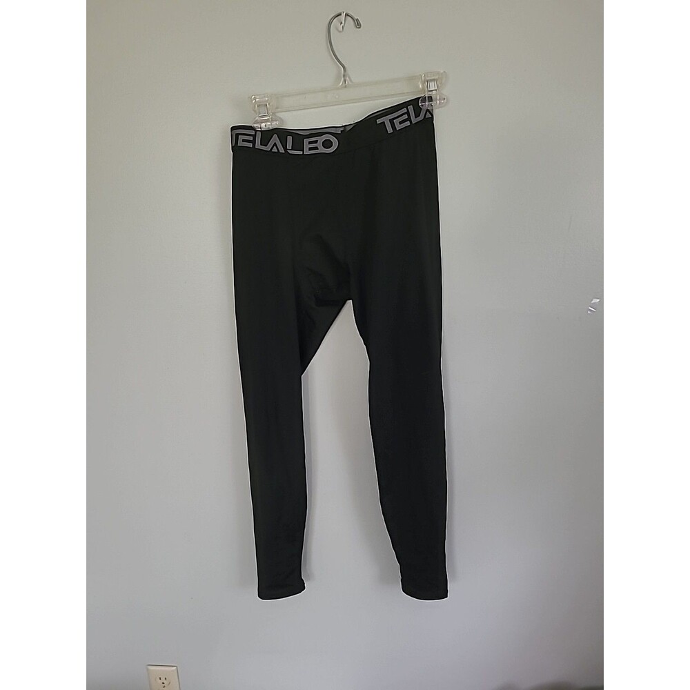 TELALEO Men's Compression Leggings Performance Athletic Baselayer Workout Sz S